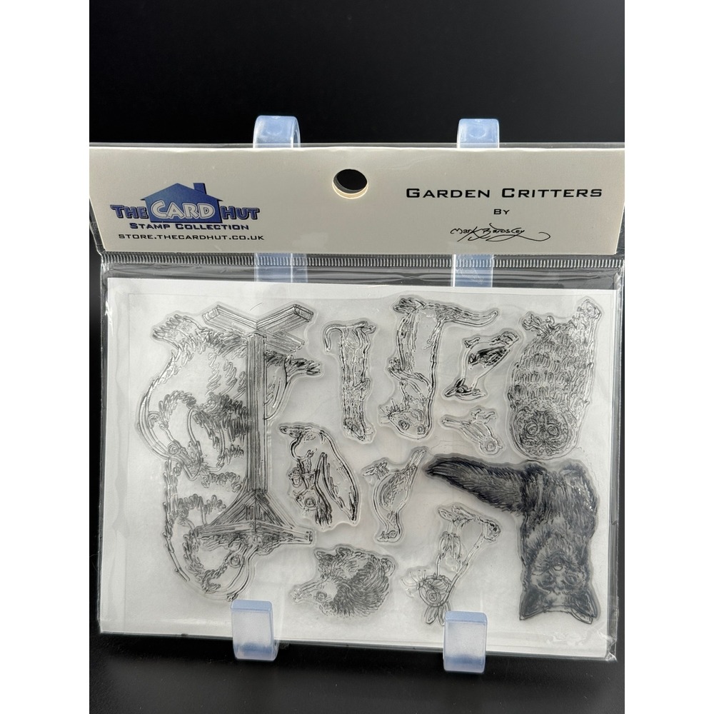 The Card Hut Garden Critters Clear Stamps by Mark Barnsley Wildlife Animals Set